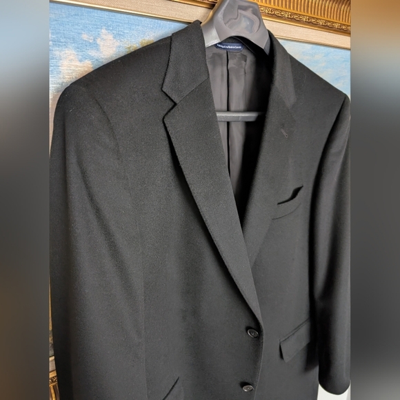 Taylor Richards Conger 100% Cashmere Black Blazer